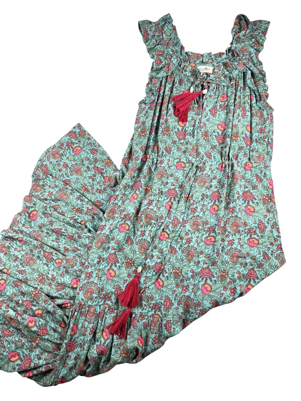 Natural Life Boho Floral Maxi dress, S